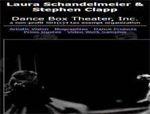 Tablet Screenshot of danceboxtheater.org